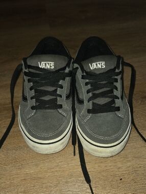 Vans Gray and Black Old Skool Skate Shoes